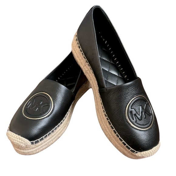 MICHAEL KORS Aubrey Espradille Black Shoes